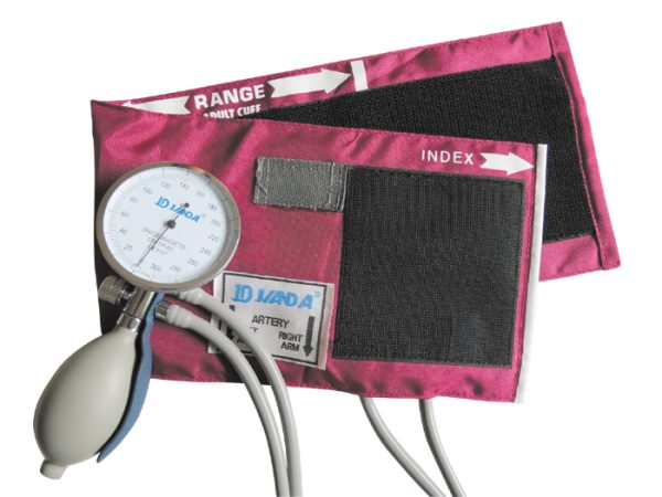 JD-1006D dual tube palm type aneroid sphygmomanometer