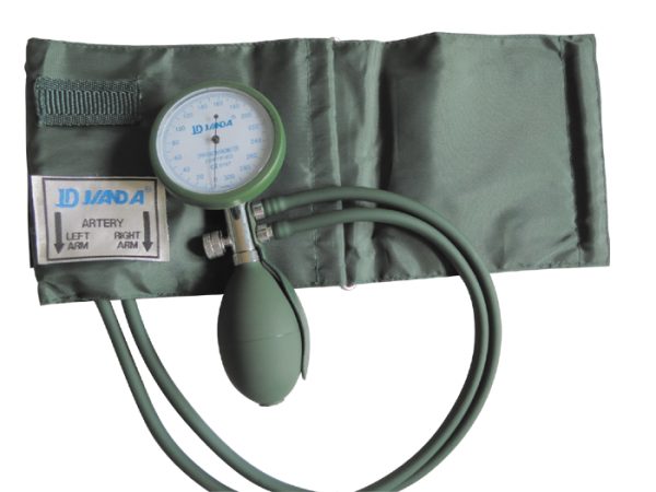 JD-1007D Dual tube palm type aneroid sphygmomanometer
